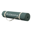 PLEXOPIA Yoga Mat for Women and Men with Carry Strap, EVA Material Extra Thick Exercise 4mm mat for Workout Yoga Fitness Pilates and Meditation, Anti Tear Anti Slip For Home & Gym Use 4mm Thickness Army Green Color